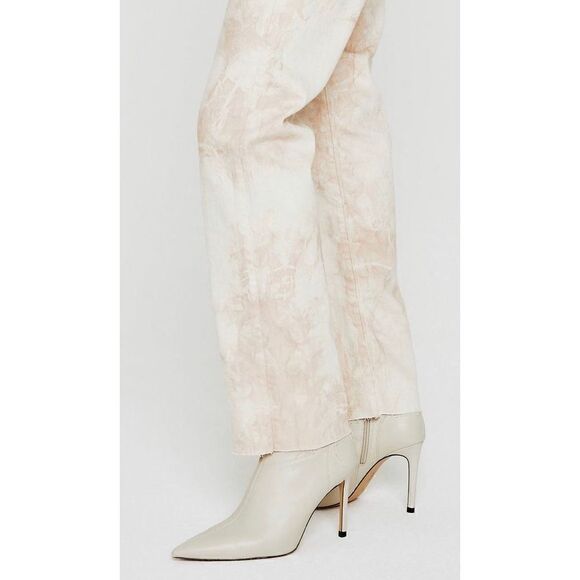 AG Alexxis Crop Straight Jean in Tie Dye Mauve Orchid NWT Size 27 - Picture 5 of 14